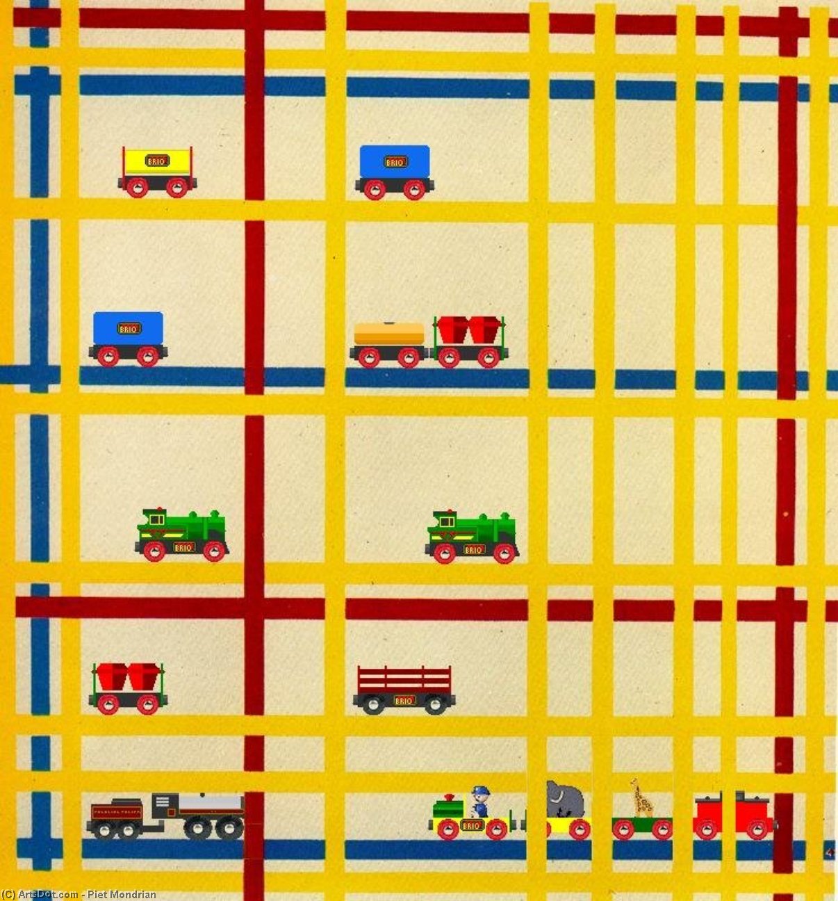 New York Ciry — Piet Mondrijan