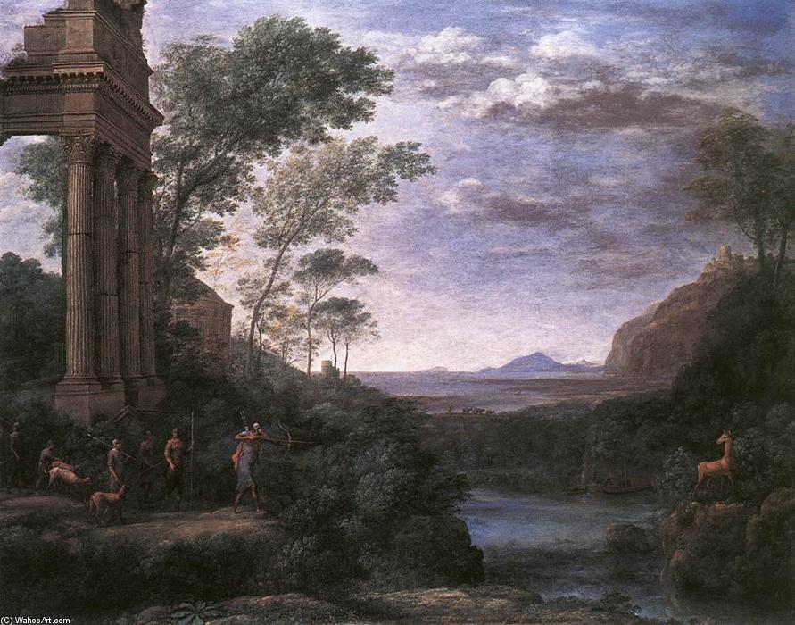 Landscape With Ascanius Shooting The Stag Of Sylvia — Claude Lorrain (claude Gellée)