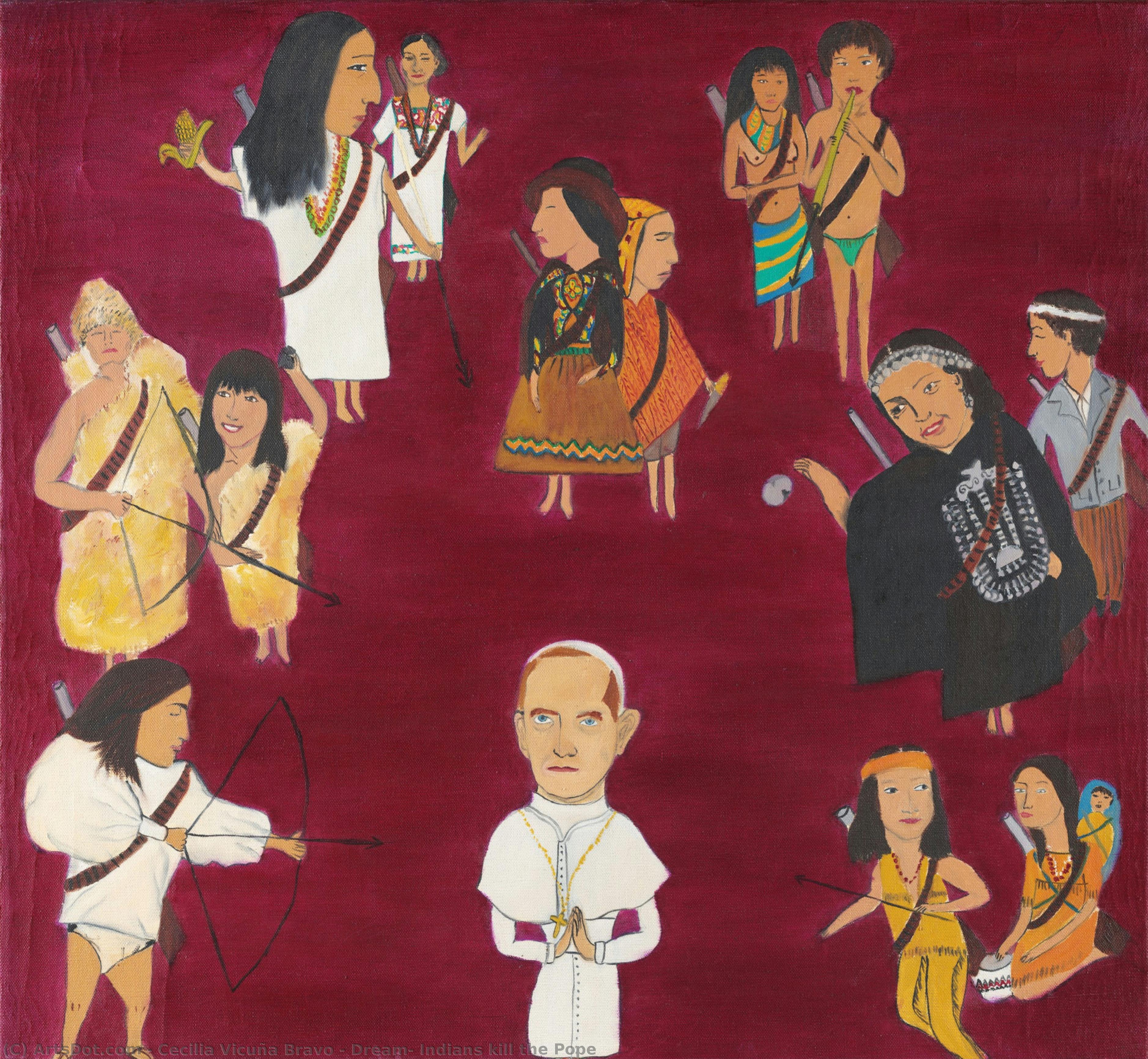 Dream: Indians Kill The Pope — Cecilia Vicuña Bravo