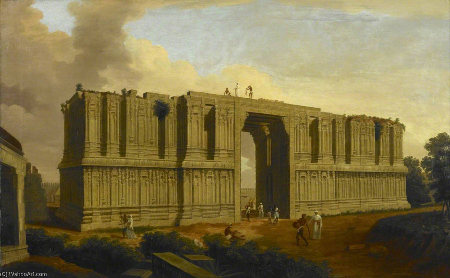 South Entrance To The Temple Of Vishnu, Srirangam, Madras — Francis Swain Ward