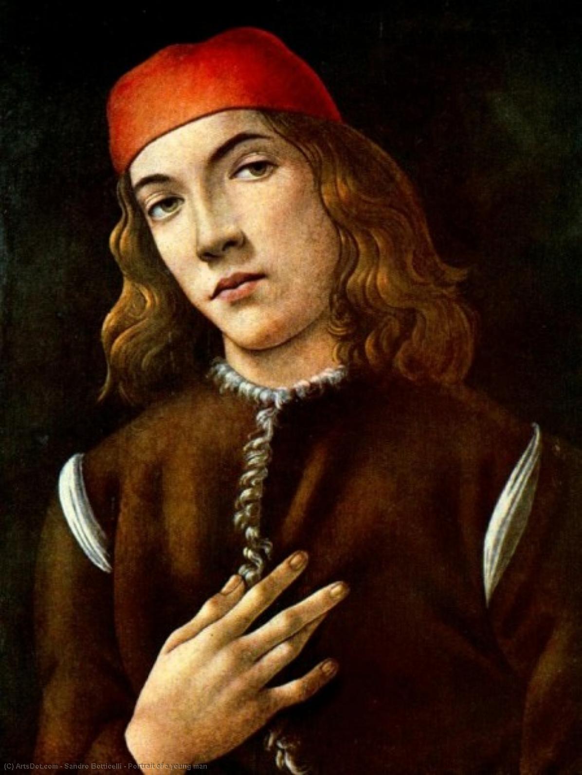 Portrait Of A Young Man — Sandro Botticelli