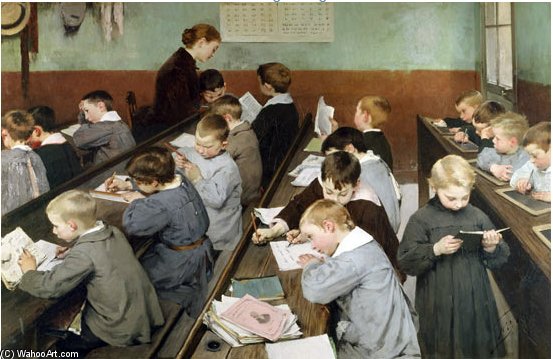 The Children's Class — Henri Jules Jean Geoffroy Dit Geo