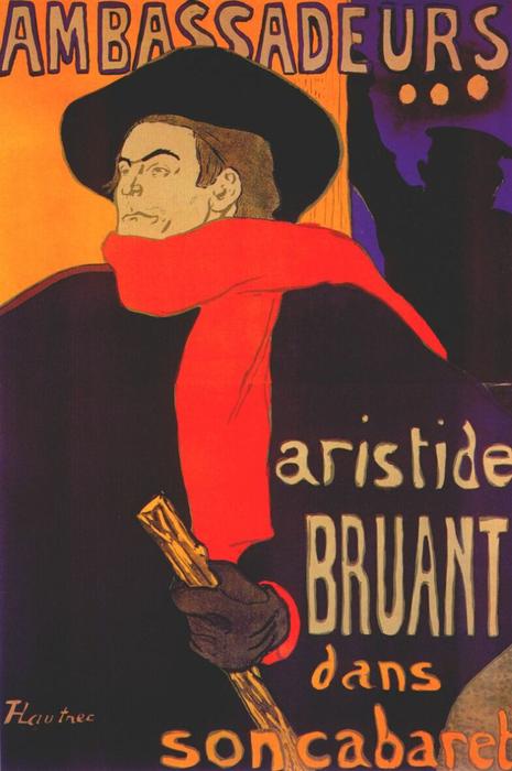 Ambassadeurs, Aristide Bruant — Henri De Toulouse-lautrec