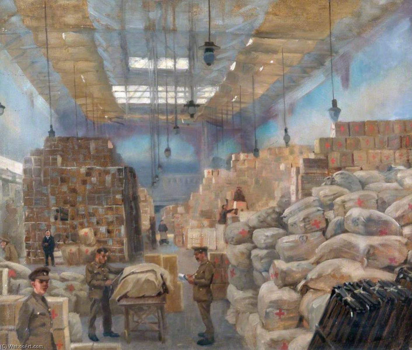 Prince's Skating Rink, Knightsbridge, London, During The War British Red Cross Society Store — Haydn Reynolds Mackey