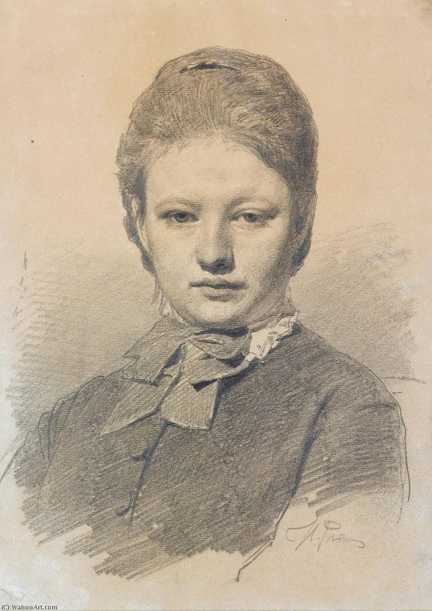 Portrait Of Sofia Repina — Ilya Yefimovich Repin