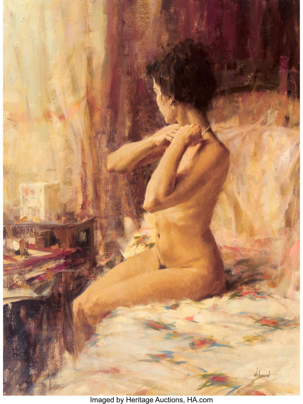Seated Nude, 1976 — Richard Schmid