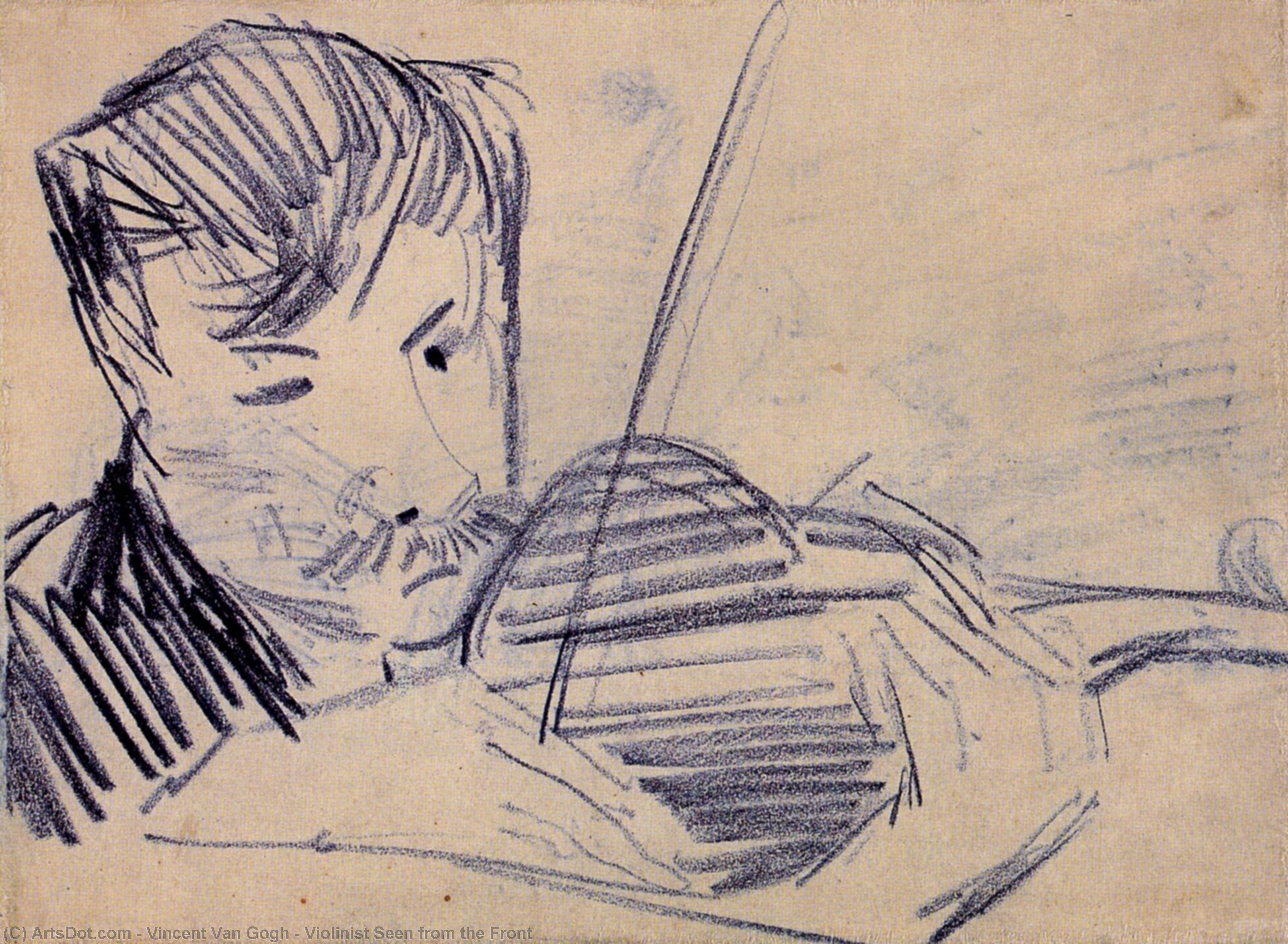 Geiger, Frontal Gesehen — Vincent Willem Van Gogh