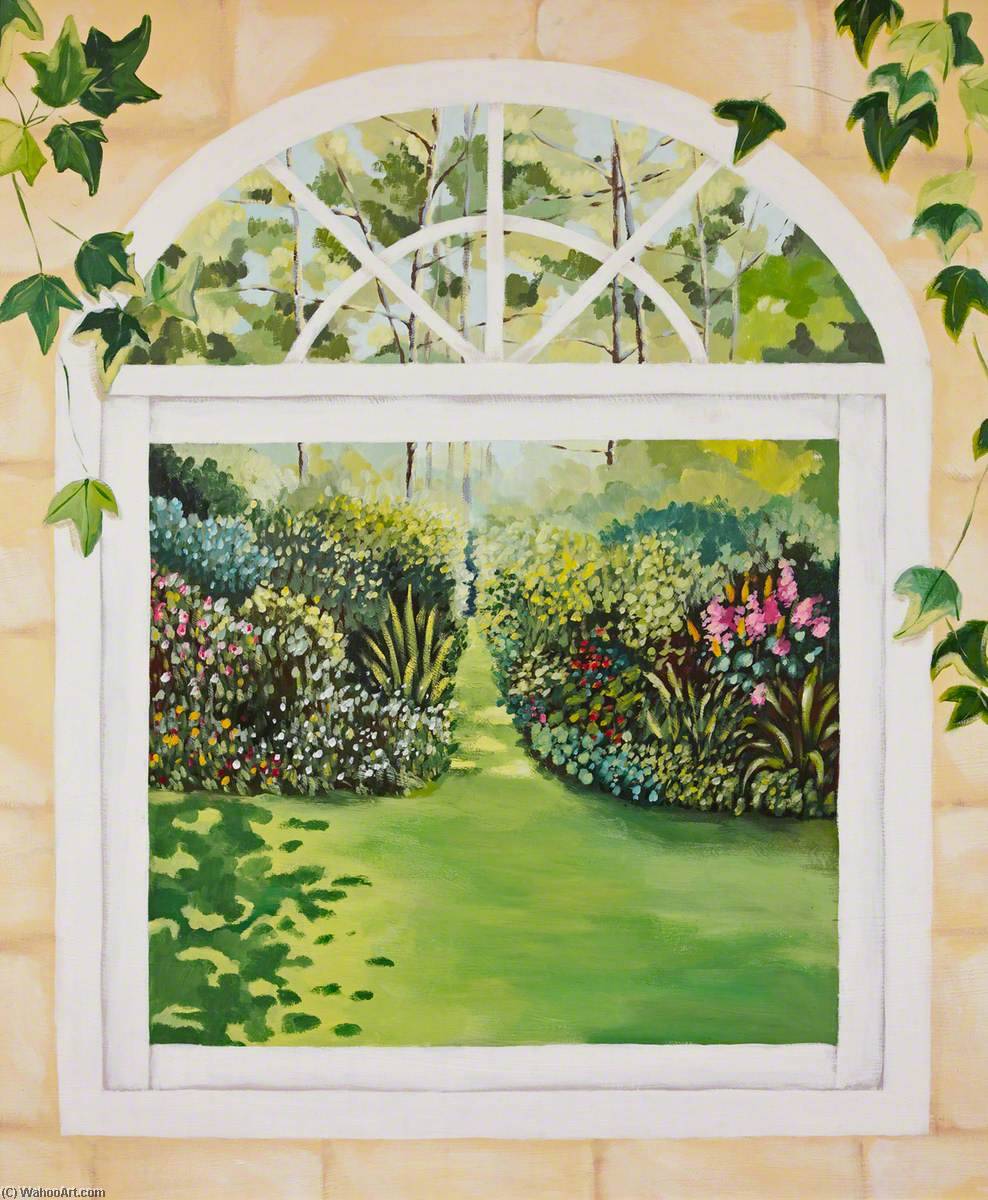 Window View (triptych, Centre Panel) — Alexandra Jane Davies