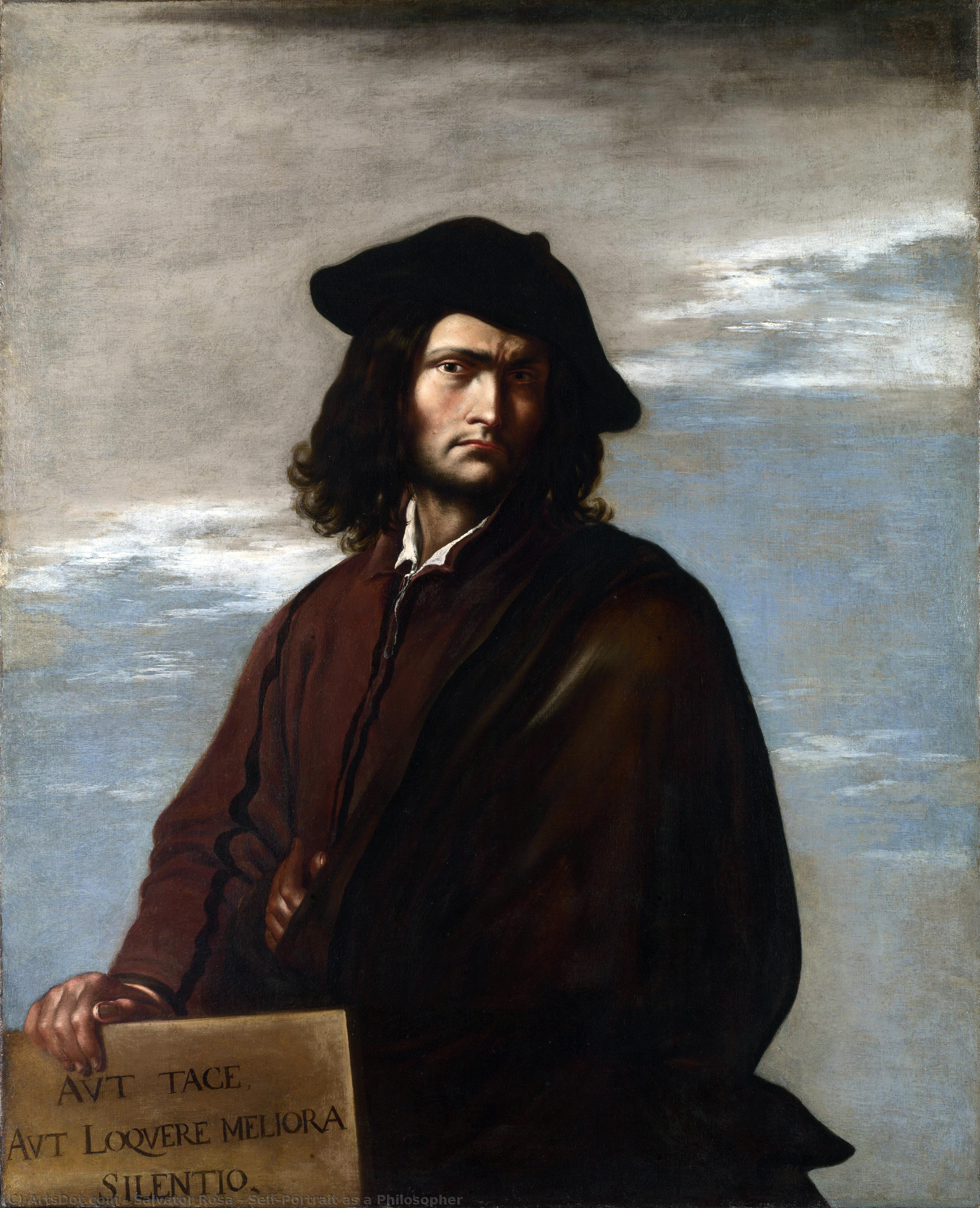 Self-portrait As A Philosopher — Salvator Rosa