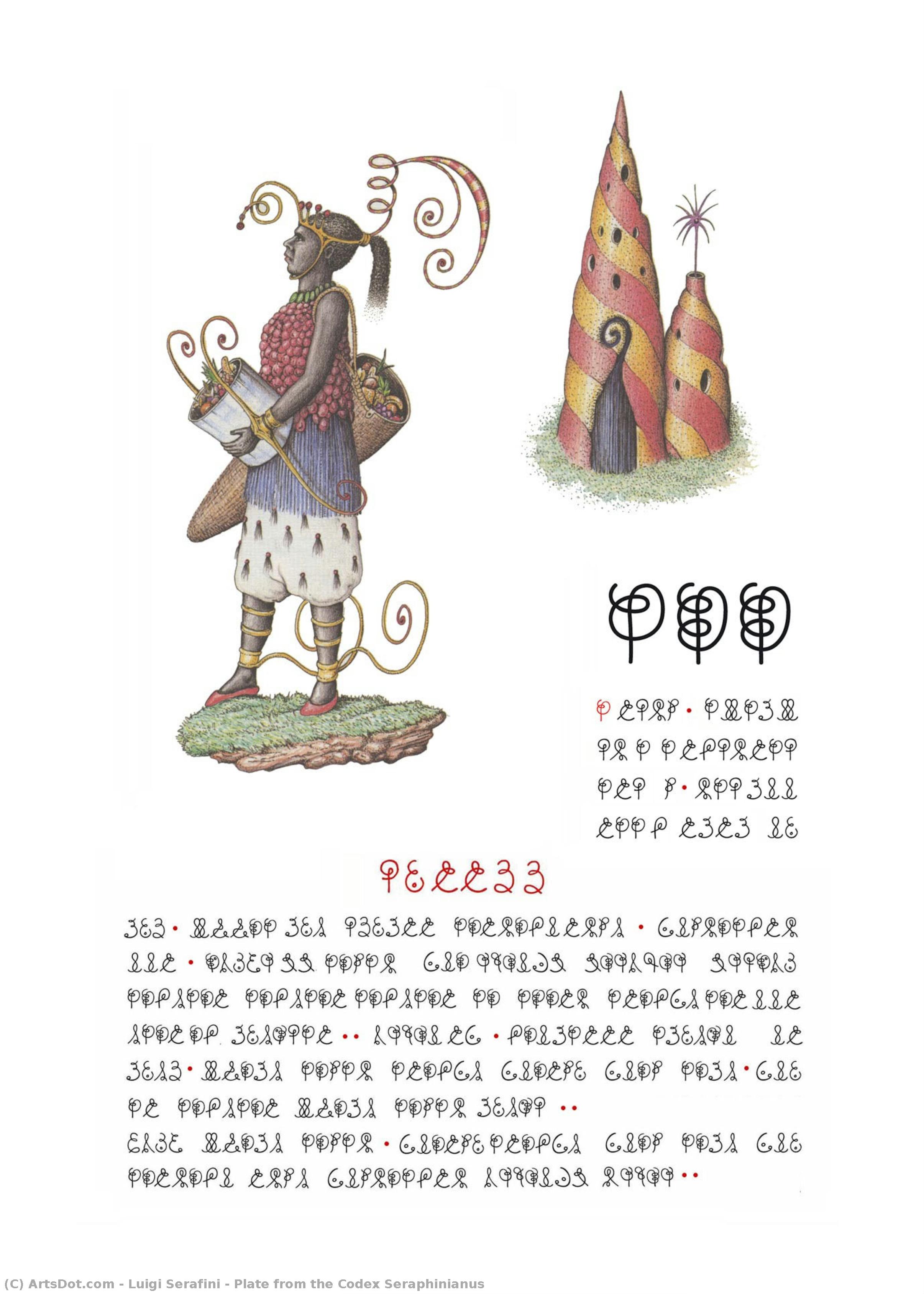 Plate From The Codex Seraphinianus — Luigi Serafini