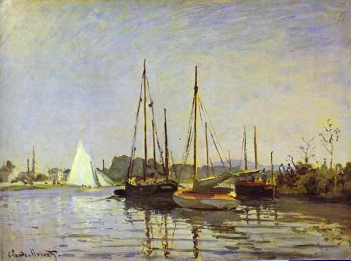 Pleasure Boat, Argenteuil — Claude Monet
