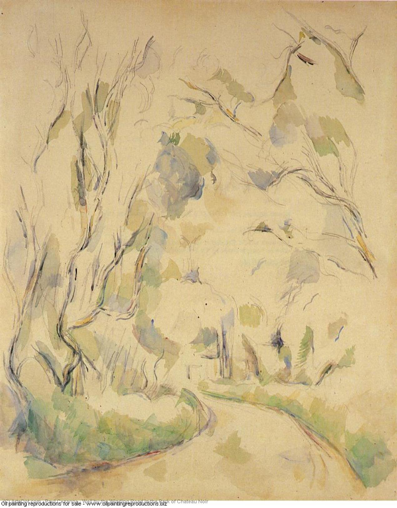 Well By The Winding Road In The Park Of Chateau Noir — Paul Cézanne