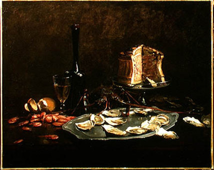 Still Life With Seafood — Claude Joseph Bail