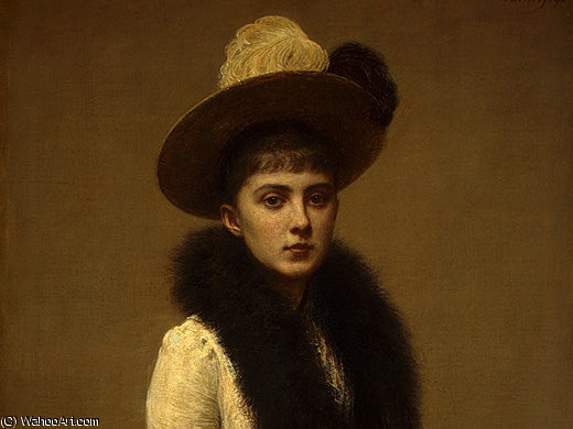 Portrait Of Sonia (detail 1) - — Henri Fantin-latour