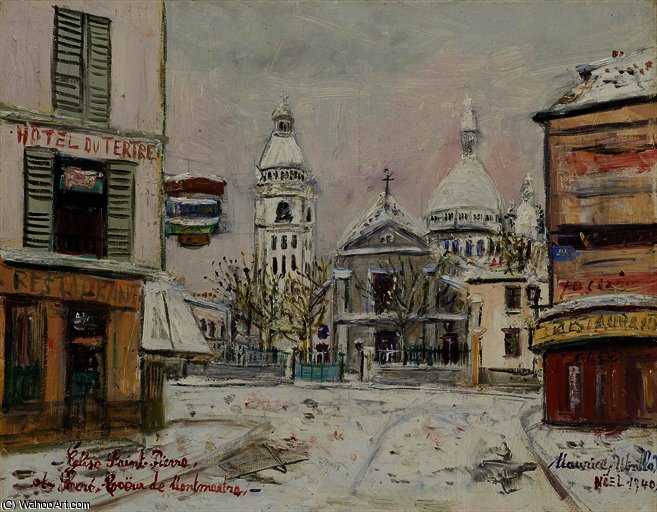Church Of Saint Peter And The Sacred Heart Of Montmartre — Maurice Utrillo