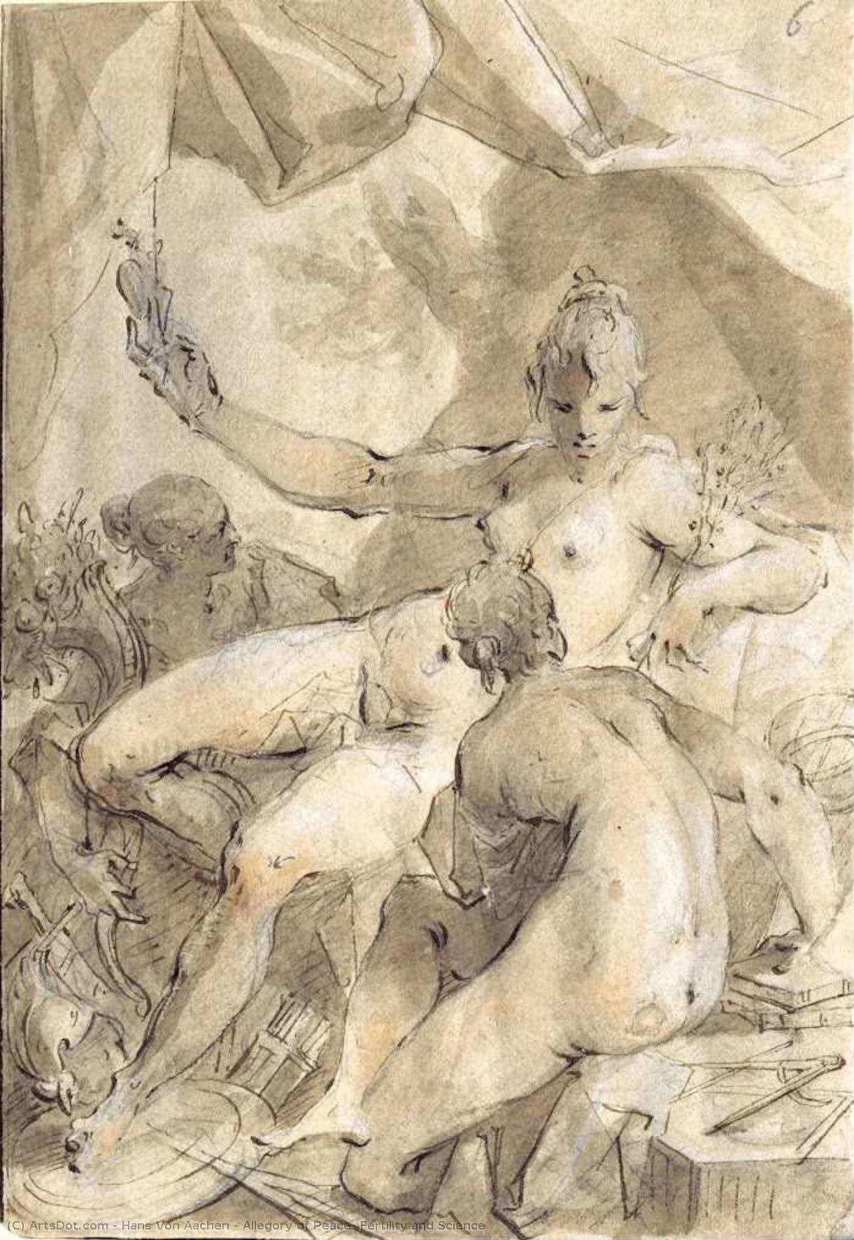 Allegory Of Peace, Fertility And Science — Hans Von Aachen