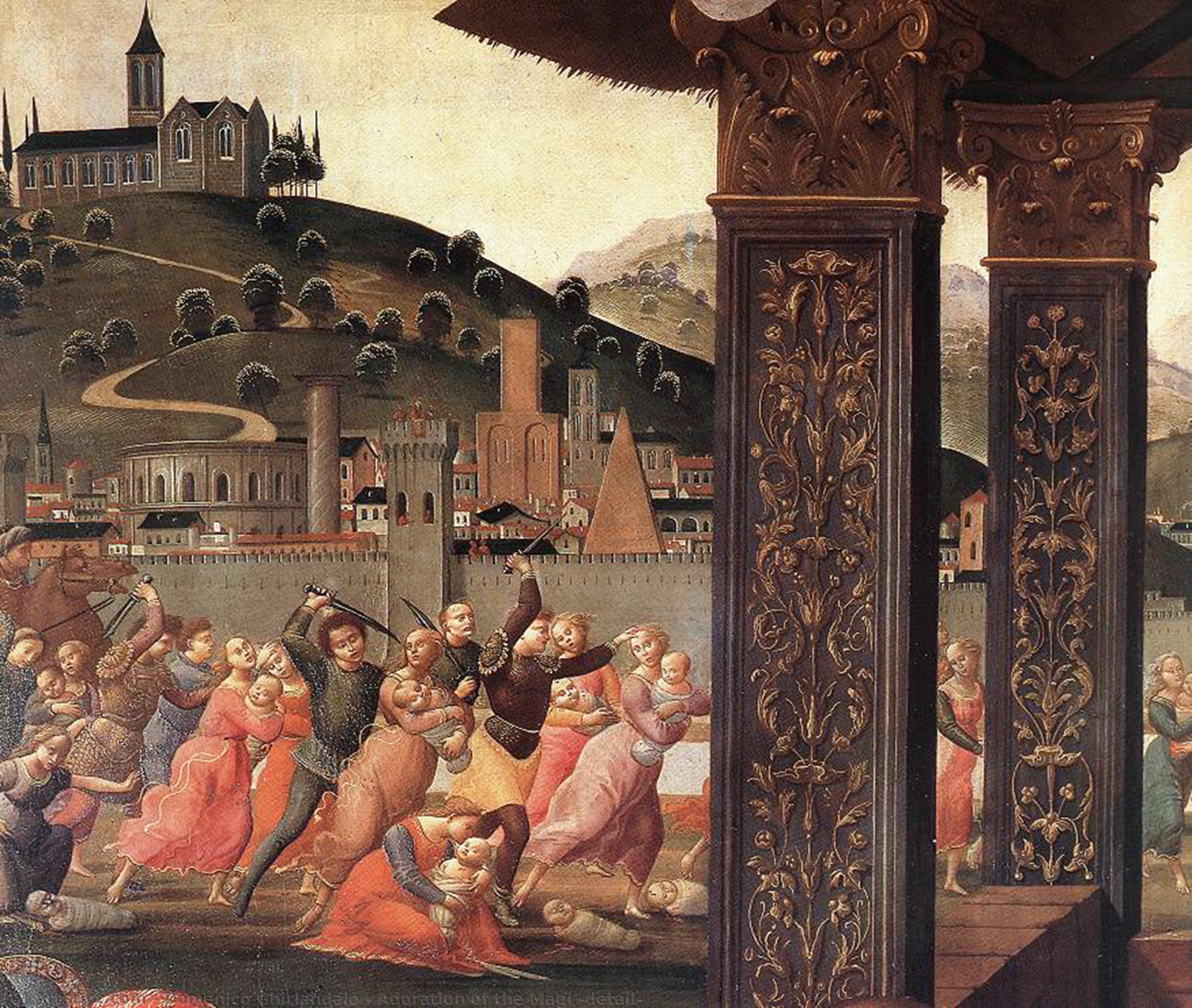 Anbetung Der Könige (detail) — Domenico Ghirlandaio
