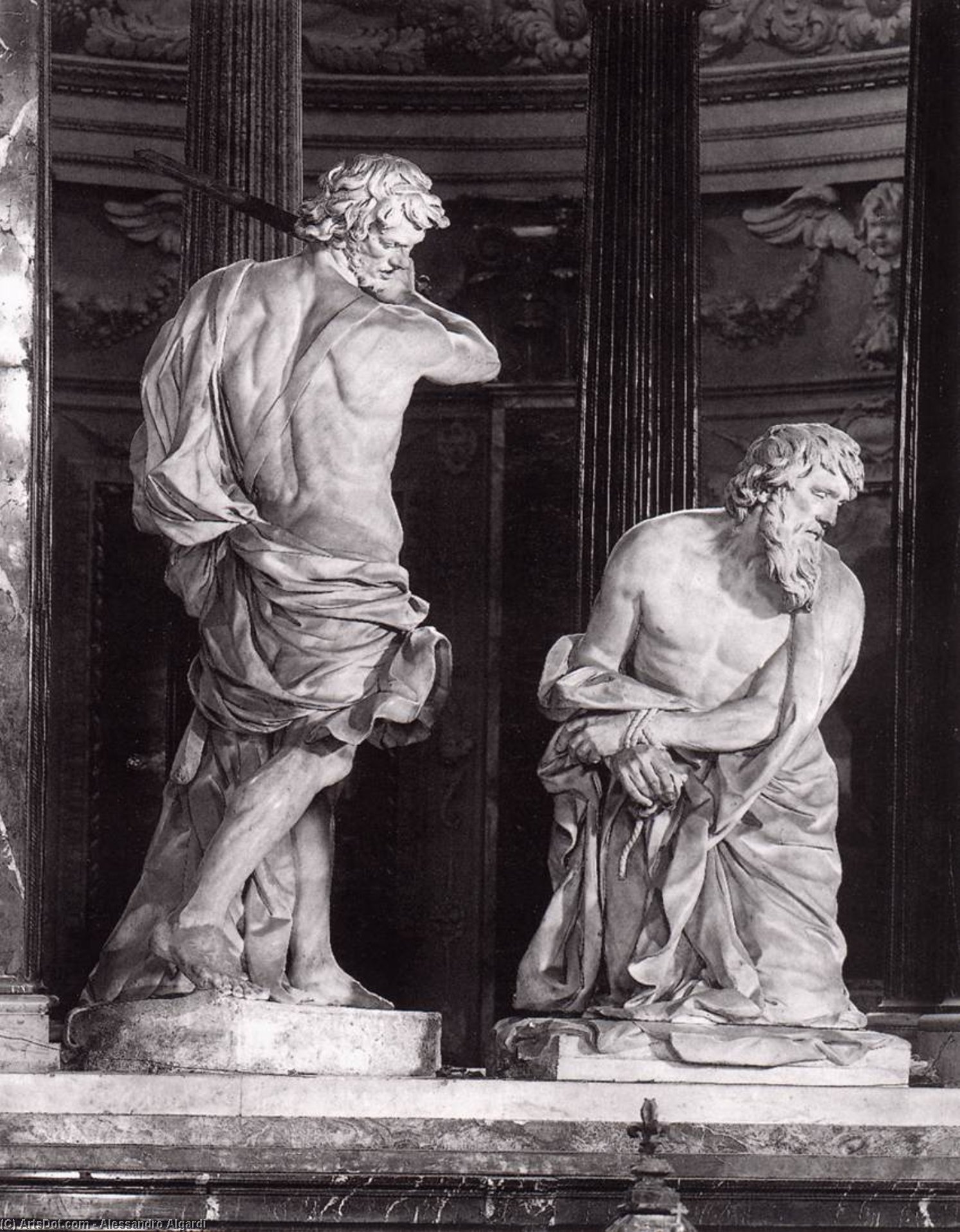 Beheading Of St Paul — Алессандро Алгарди