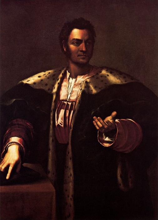 Portrait Of Anton Francesco Of Albizzi — Sebastiano Del Piombo
