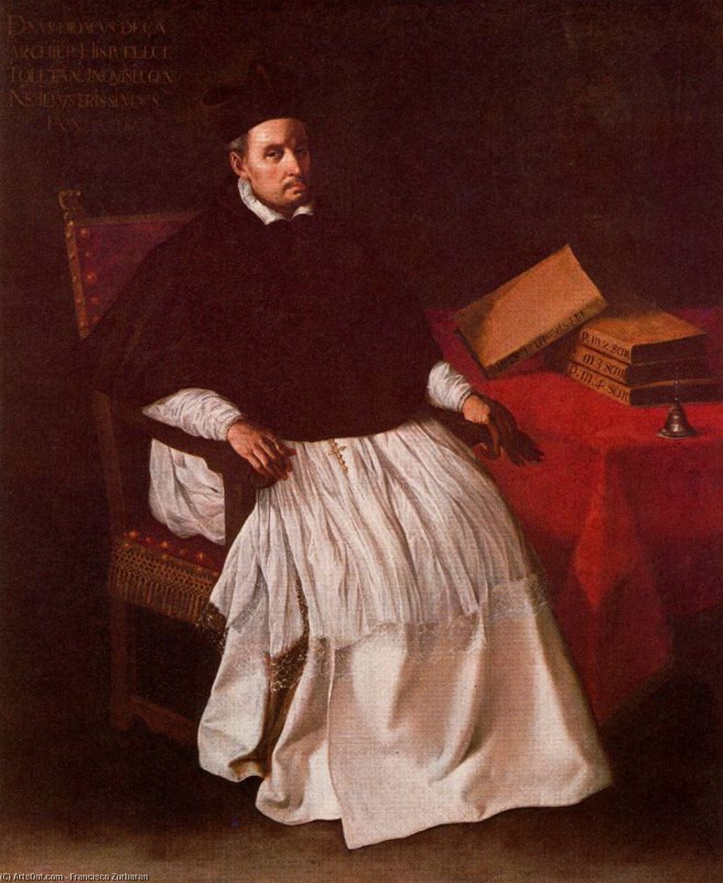 Fray Diego De Deza, Arzobispo De Sevilla — Francisco De Zurbarán