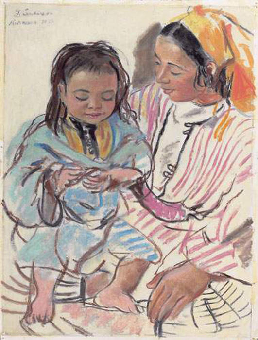 Mother And Daughter — Zinaida Serebriakova