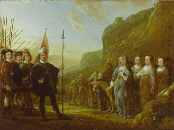 The Meeting Of David And Abigail — Aelbert Jacobsz Cuyp