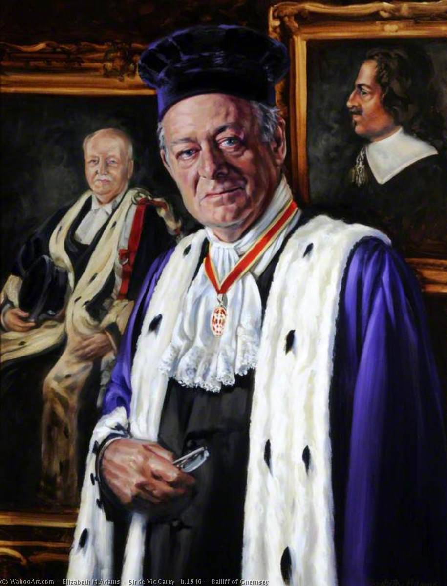 Sir De Vic Carey (b.1940), Bailiff Of Guernsey — Elizabeth M Adams