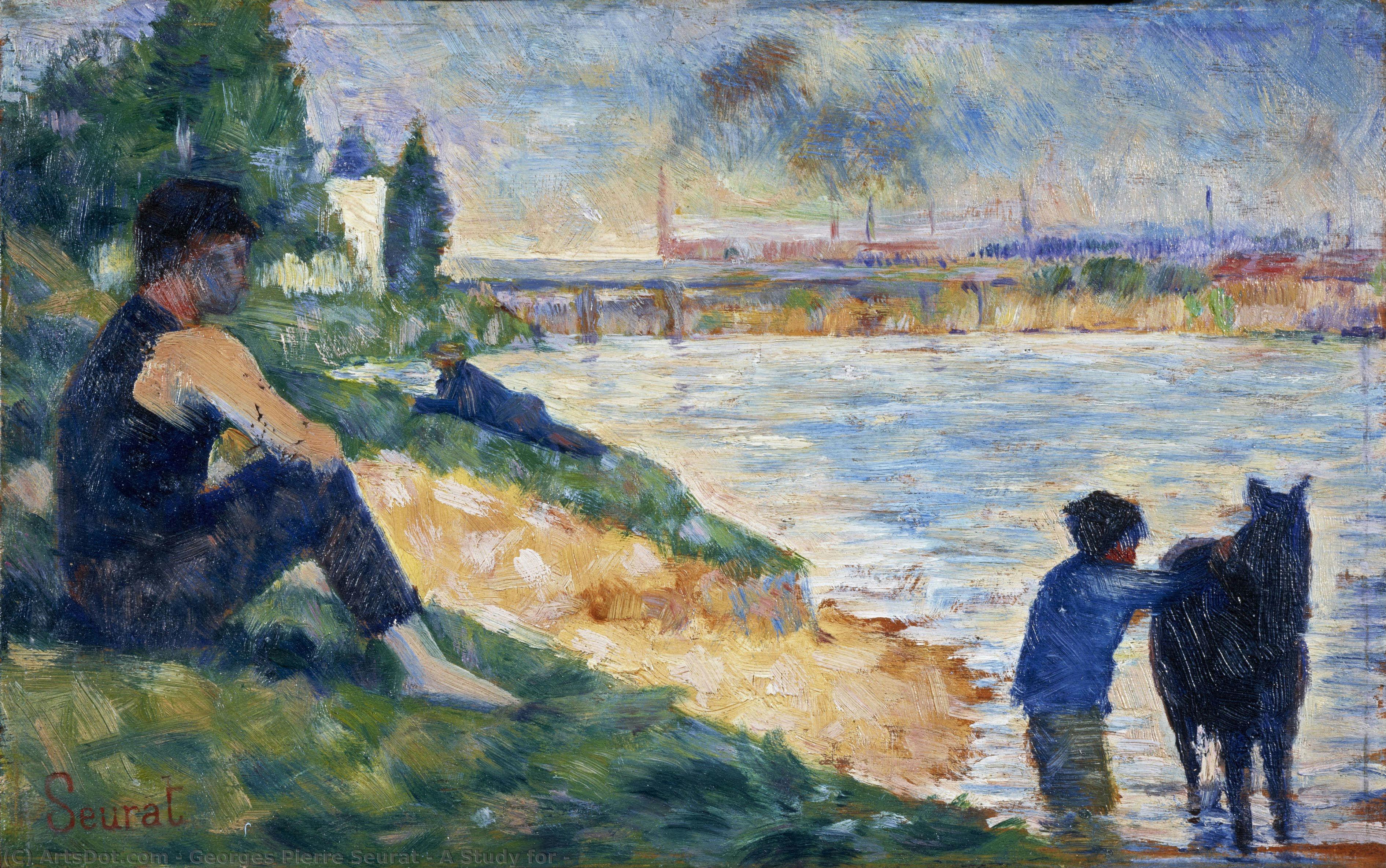 A Study For — Georges Seurat