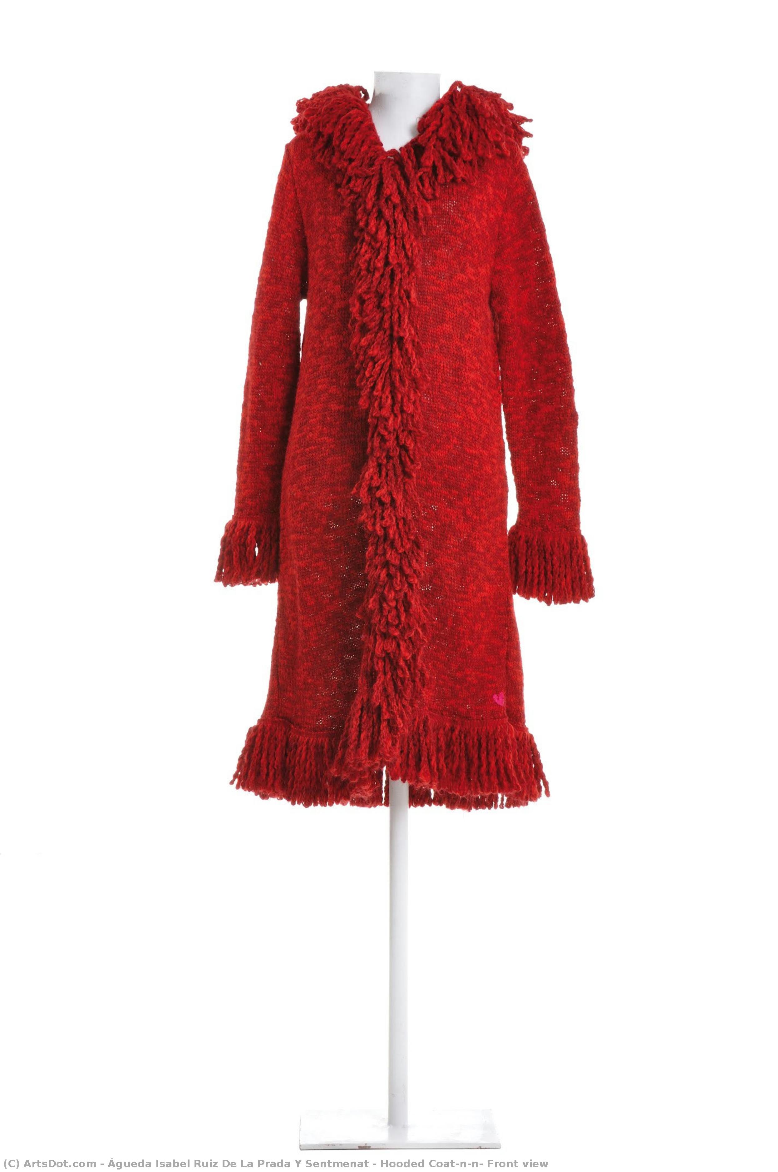 Hooded Coat\n\n— Front View — Águeda Isabel Ruiz De La Prada Y Sentmenat