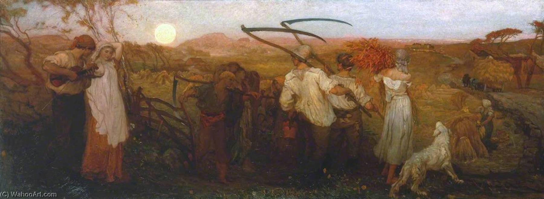 The Harvest Moon — George Heming Mason