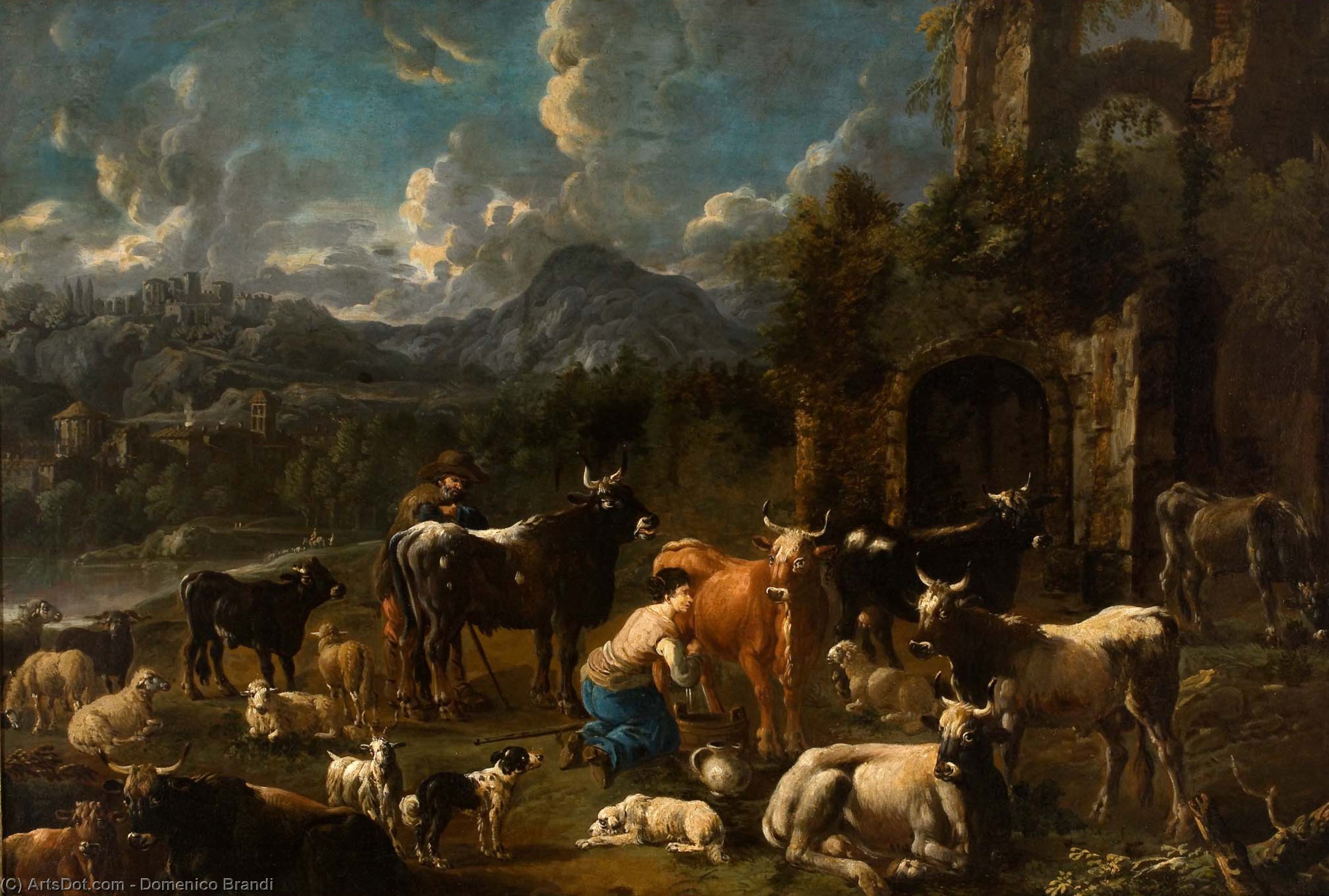 The Milking — Domenico Brandi