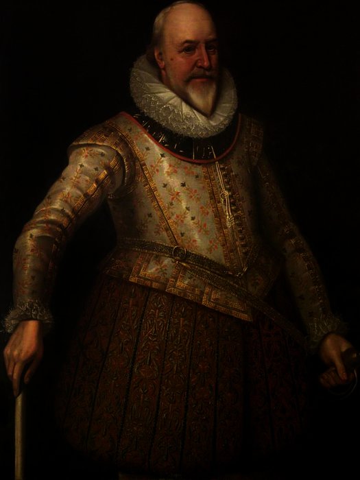 Sir George Carew, Baron Carew Of Clopton, Earl Of Totnes, First High Steward Of Stratford-upon-avon — Marcus The Younger Gheeraerts
