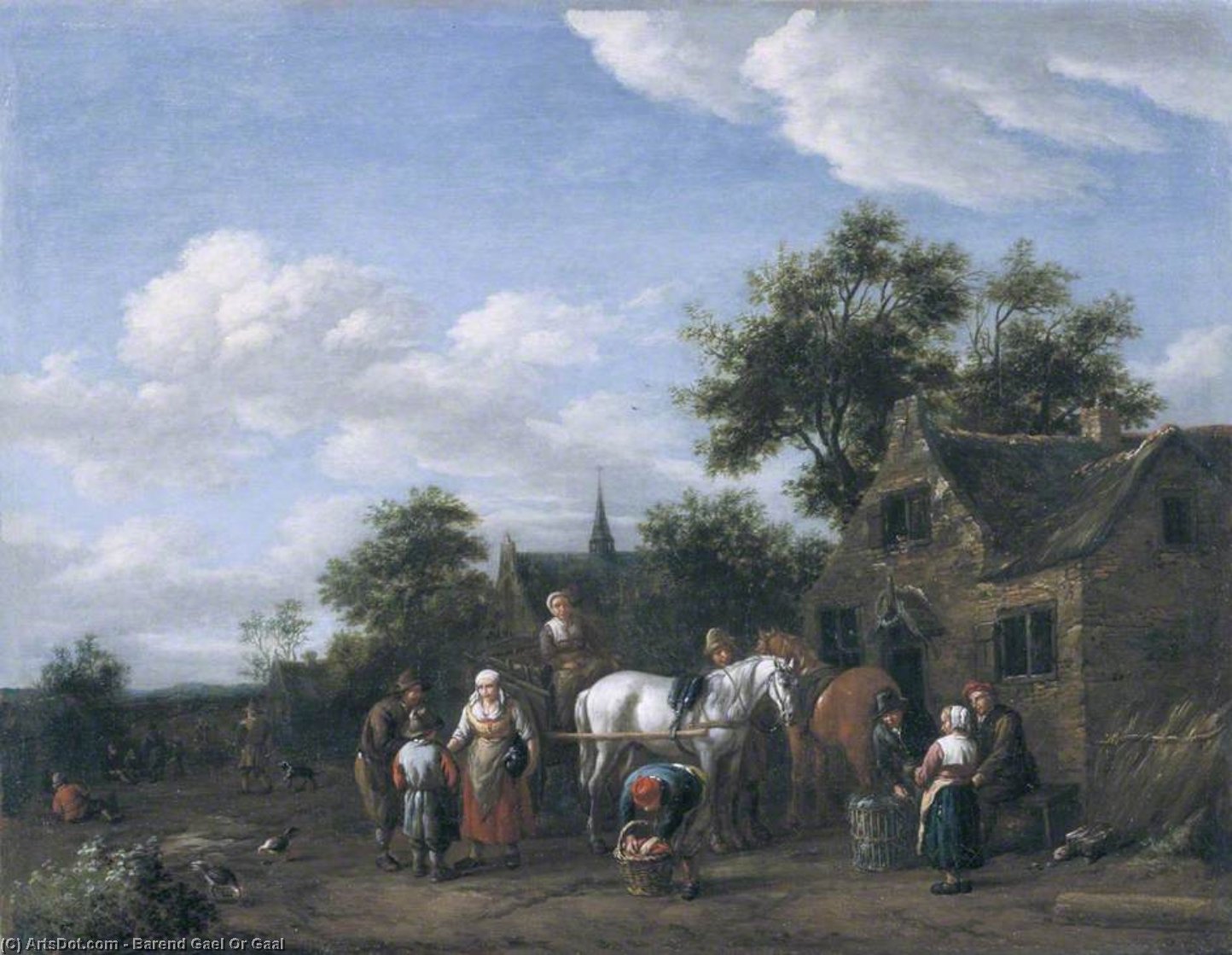 A Farrier's Shop — Barend Gael Or Gaal