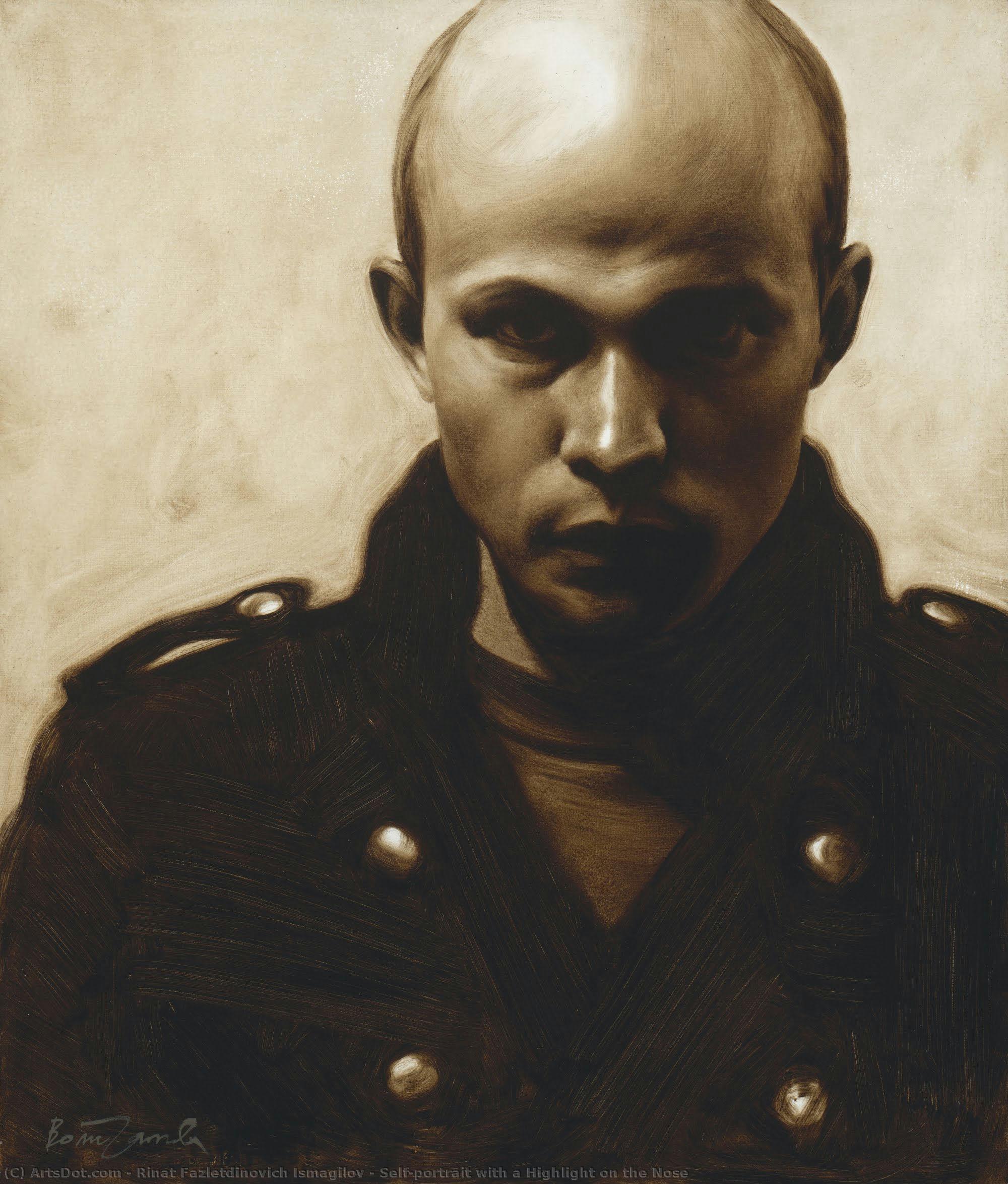 Self-portrait With A Highlight On The Nose — Rinat Fazletdinovich Ismagilov