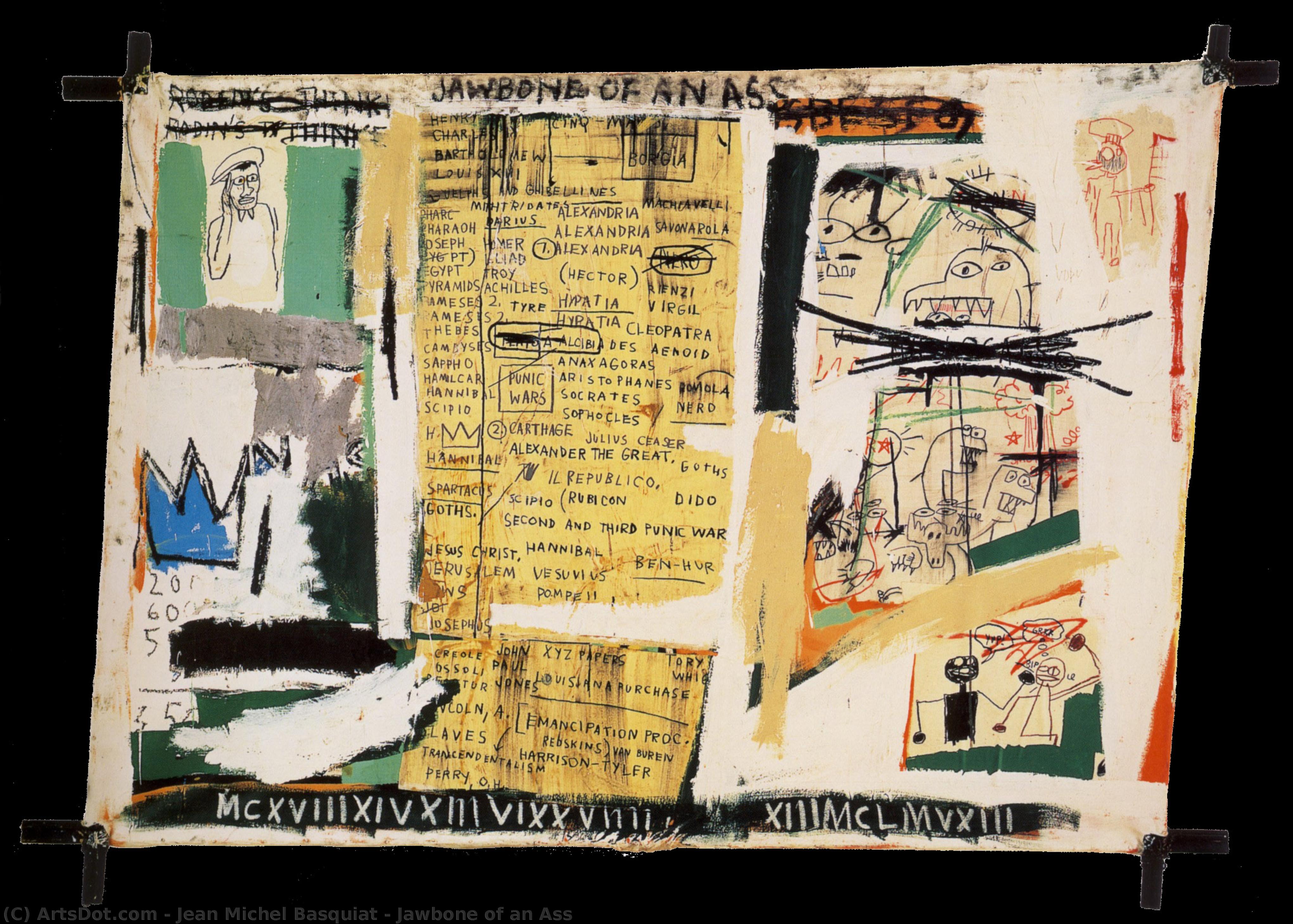 Jawbone Of An Ass — Jean Michel Basquiat