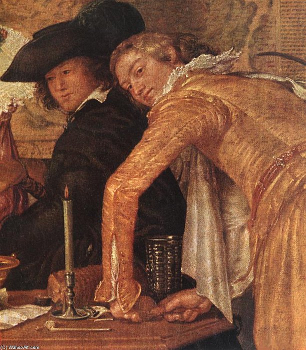Merry Company (detail) — Willem Pietersz Buytewech