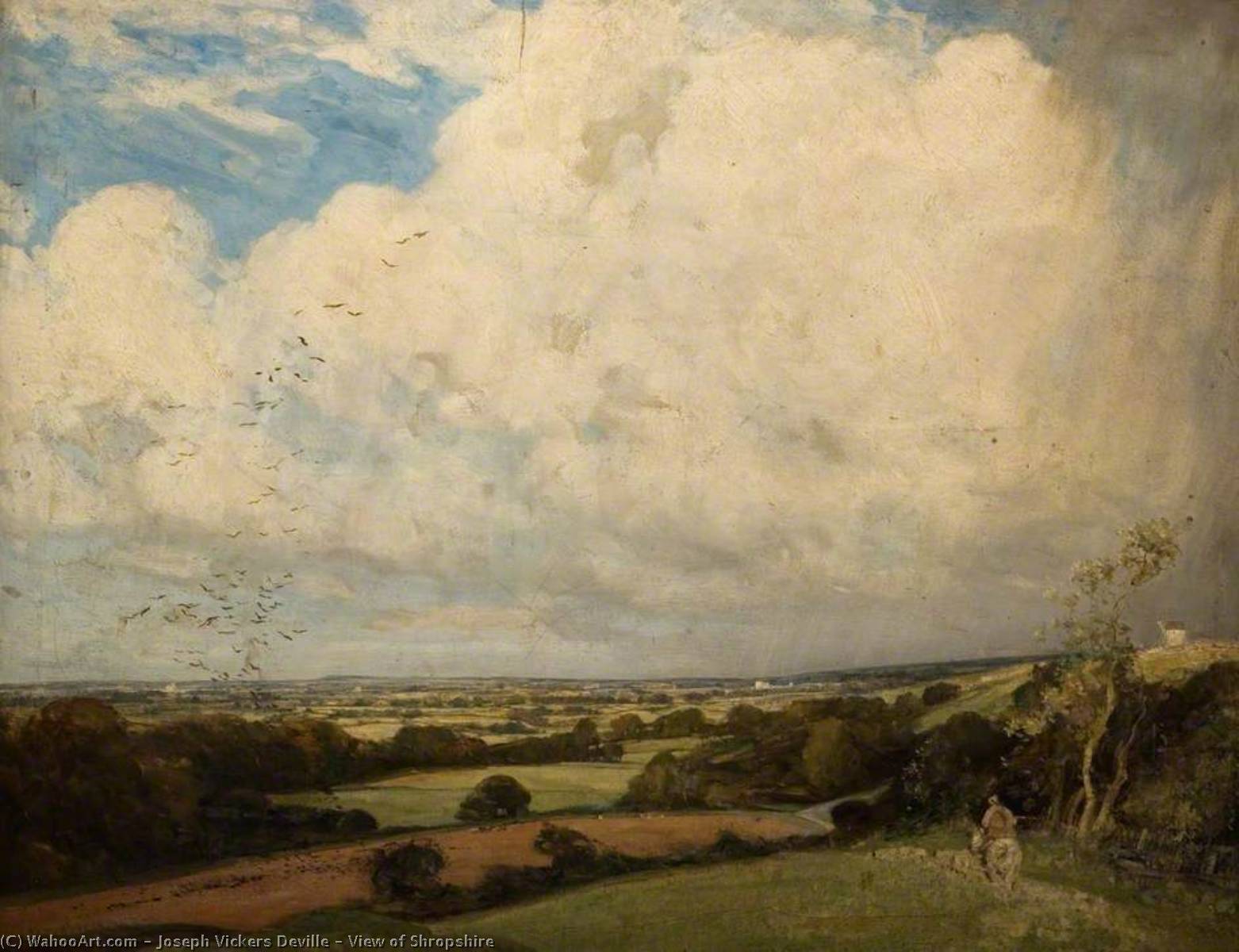 View Of Shropshire — Joseph Vickers Deville