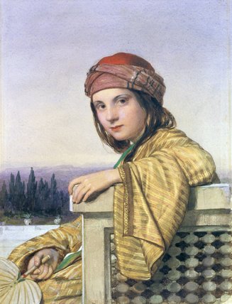 Portrait Of A Turkish Girl — William Charles Thomas Dobson