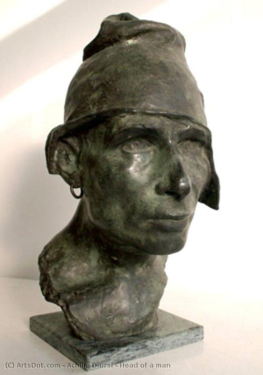 Head Of A Man — Achille D'orsi