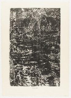The Sea (la Mer) From The Portfolio Eléments, Moments From Phenomena (les Phénomènes) — Jean Philippe Arthur Dubuffet