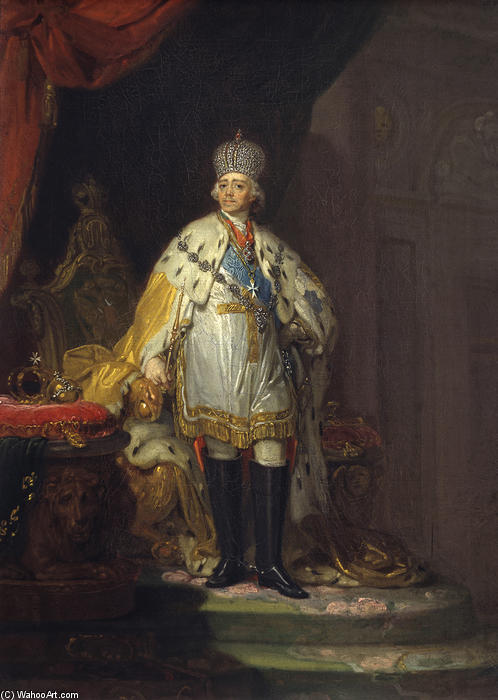 Portrait Of Emperor Paul I — Vladimir Lukich Borovikovsky