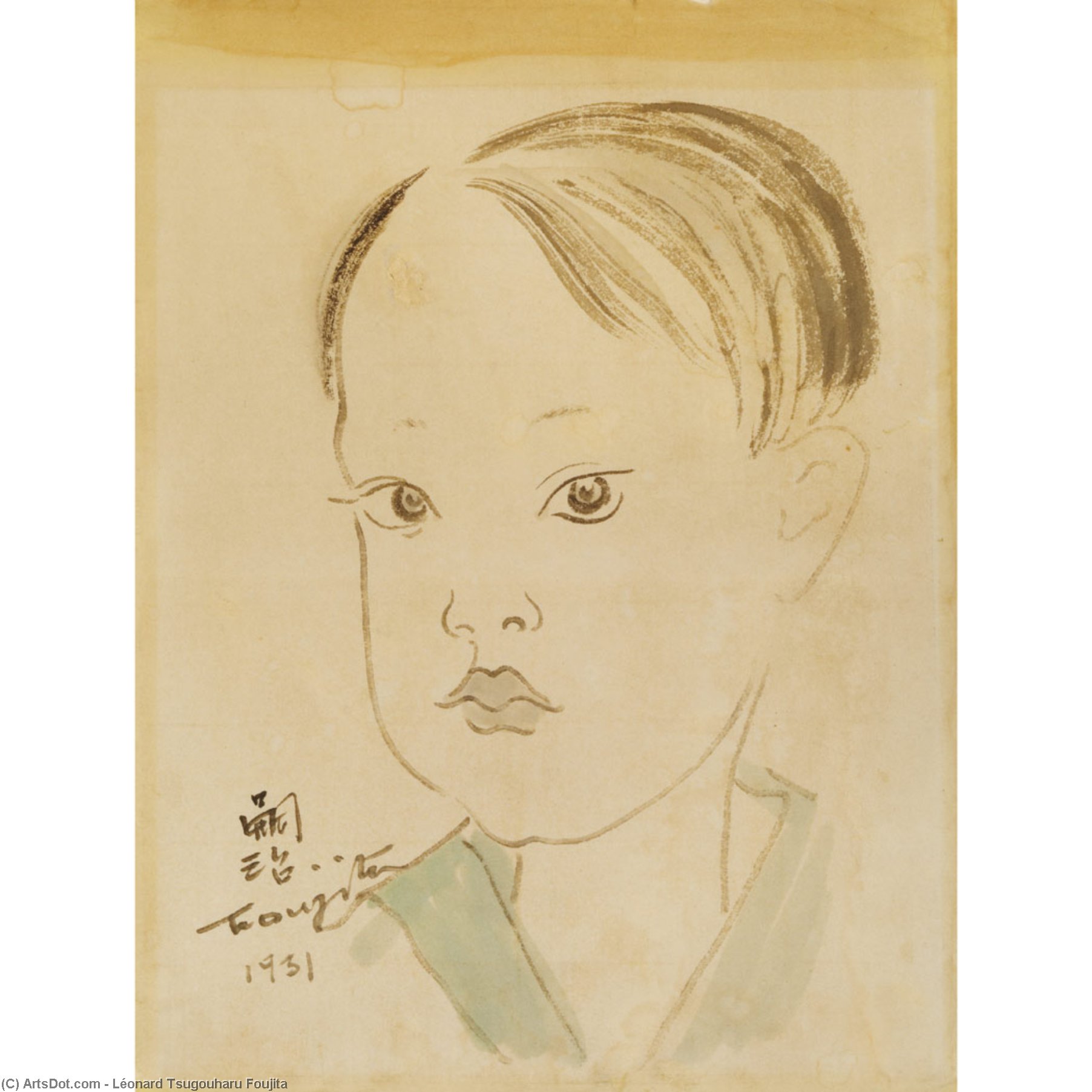 Portrait Of Timothy Osato — Léonard Tsuguharu Foujita