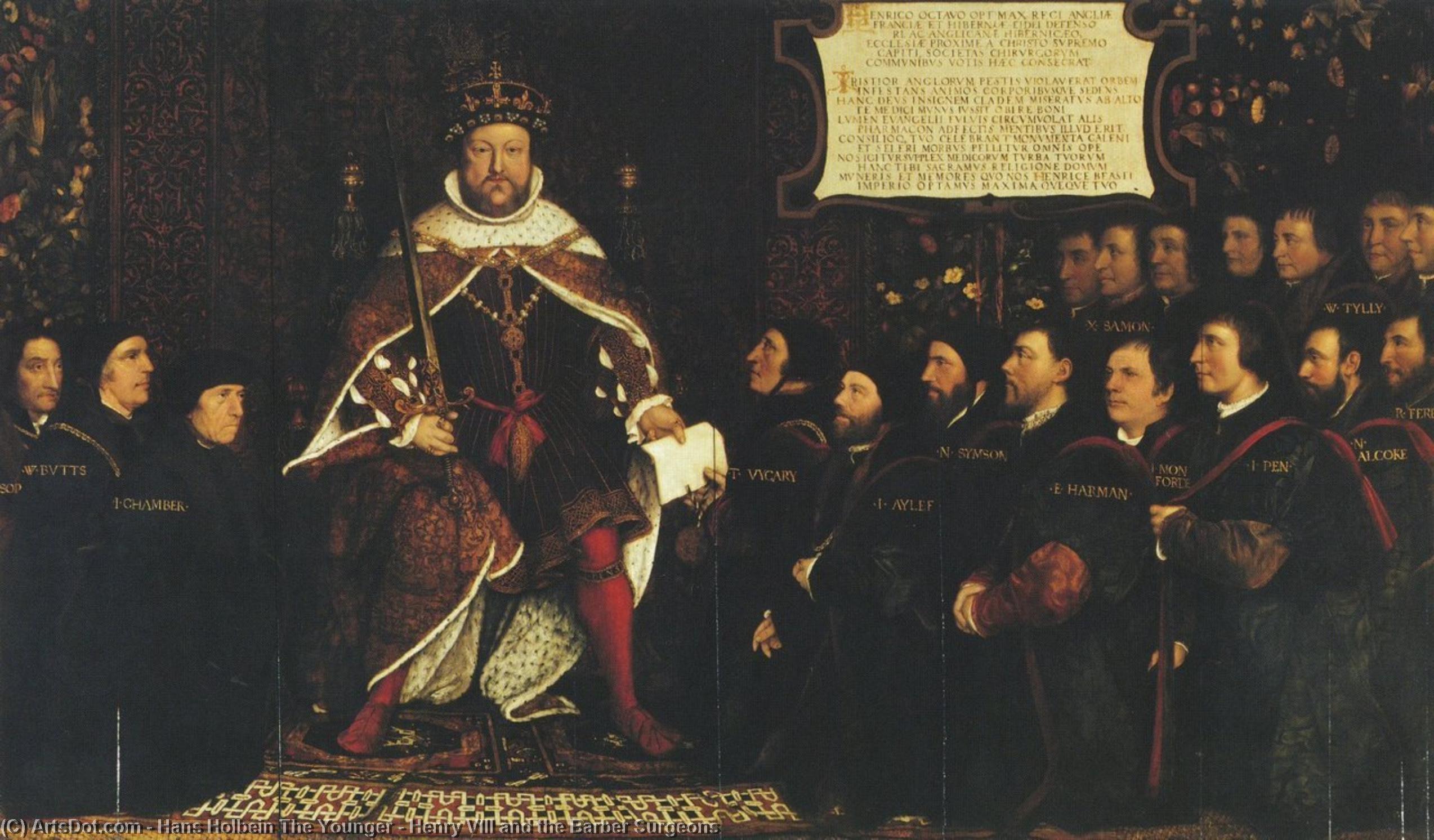 Henry Viii And The Barber Surgeons — Hans Holbein The Younger