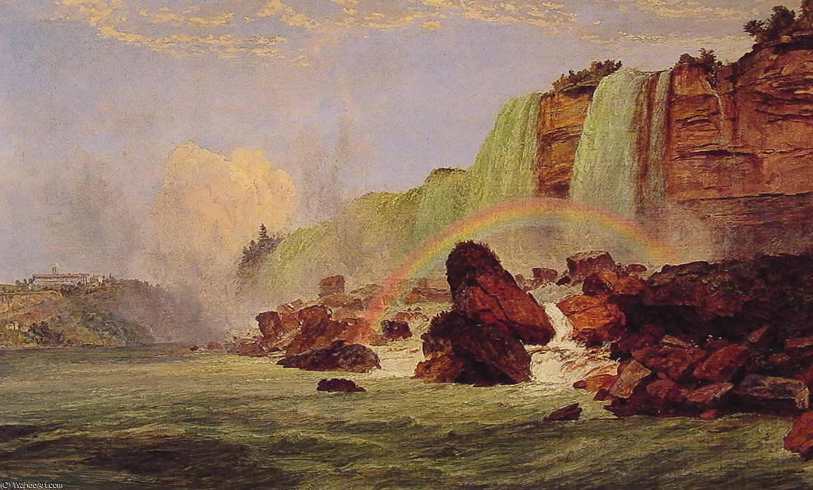 Niagara Falls With A View Of Clifton House — Jasper Francis Cropsey