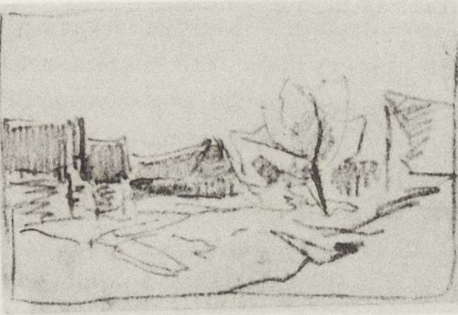 Village Savvinskaya Near Zvenigorod — Isaak Ilyich Levitan