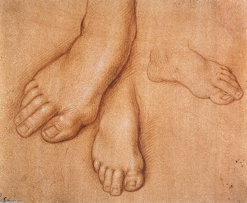 Studies Of Feet — Cesare Da Sesto