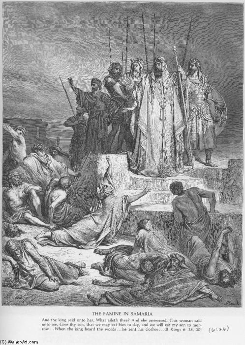 A Famine In Samaria — Paul Gustave Doré