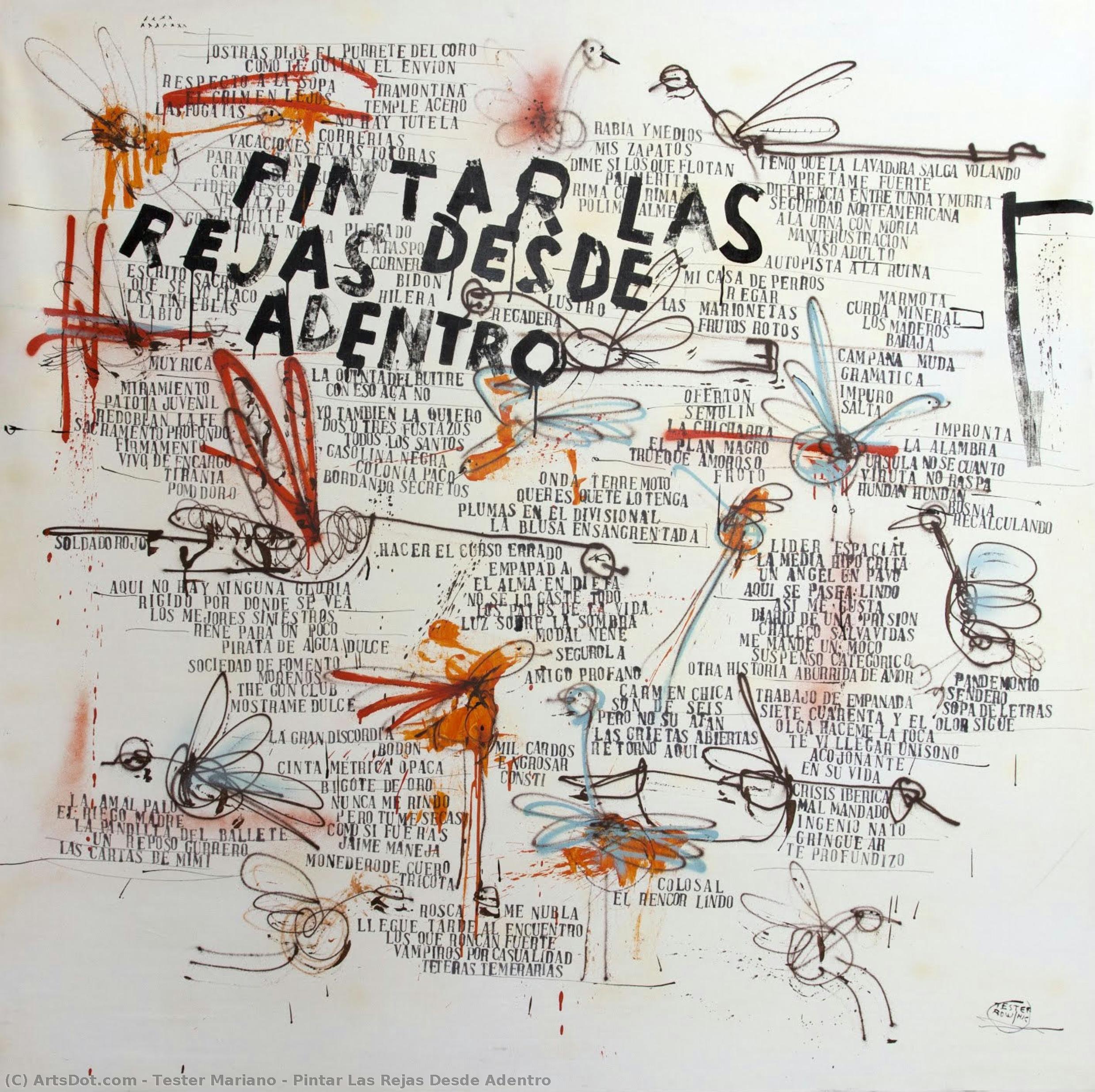 Pintar Las Rejas Desde Adentro — Tester Mariano