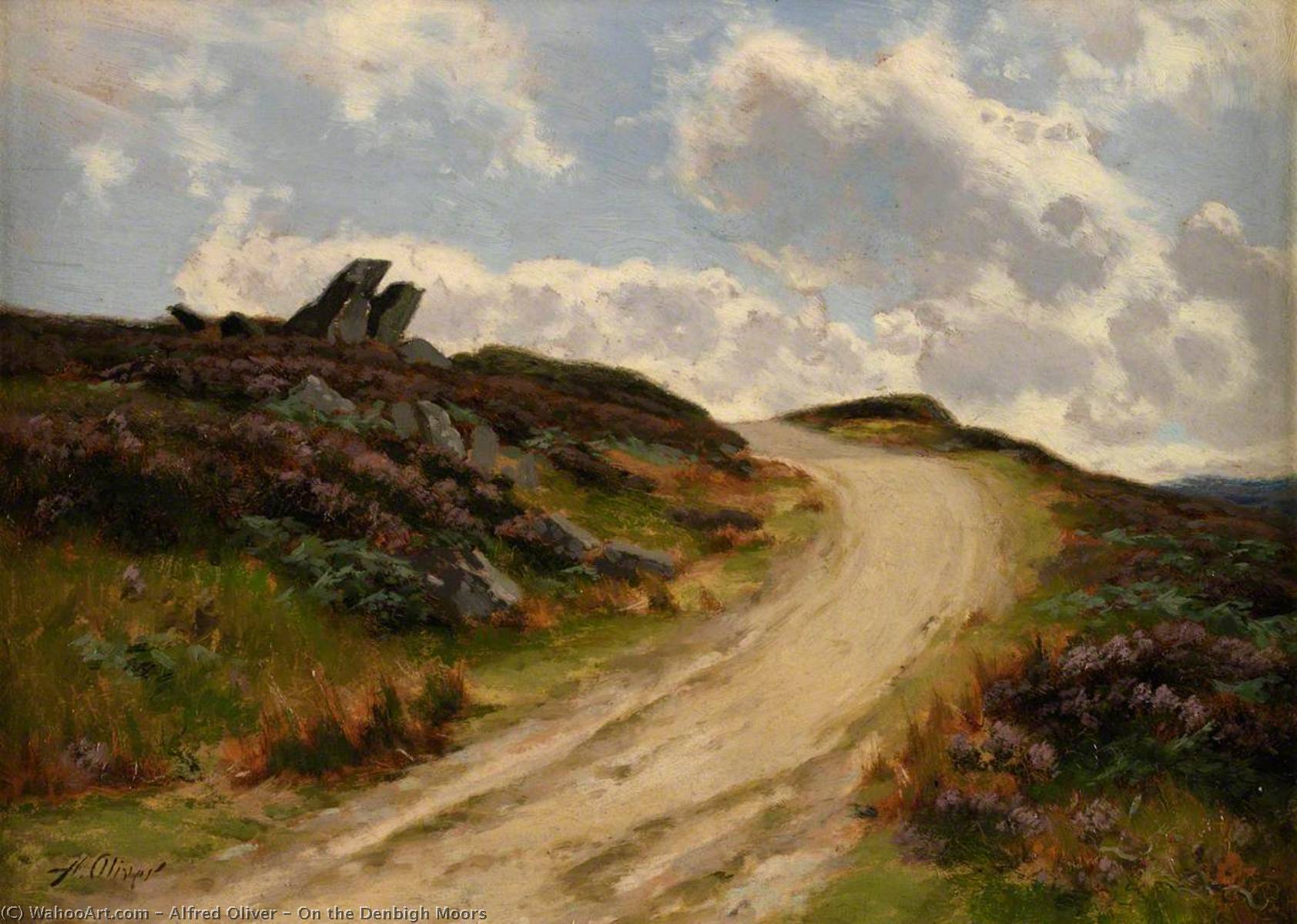 On The Denbigh Moors — Alfred Oliver