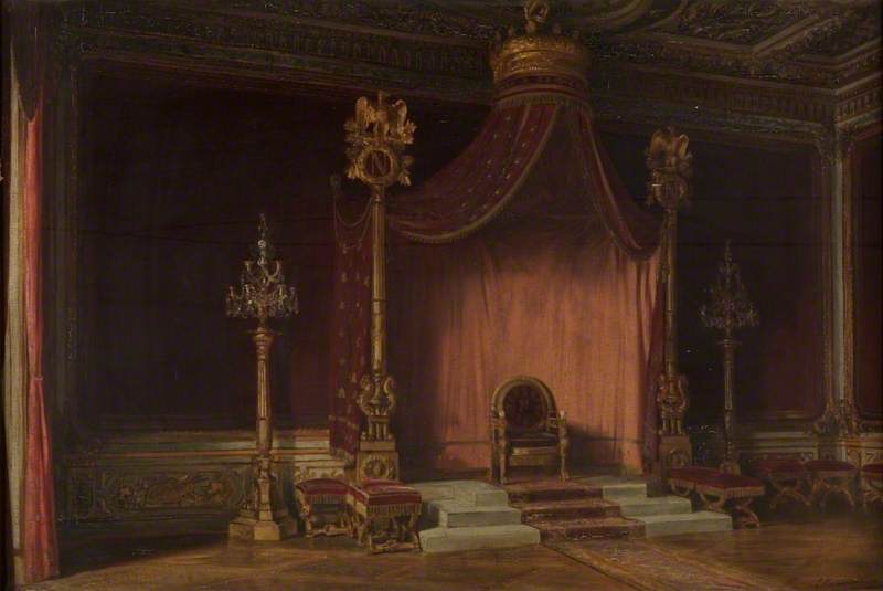 The Throne Of Napoleon, Palace Of Fontainebleau — John Haynes Williams